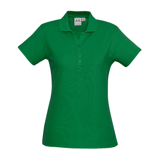 Ladies Crew Polo Kelly Green